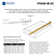 Drawer Slide Center Mount 3/4 Extension Cadmium Finish