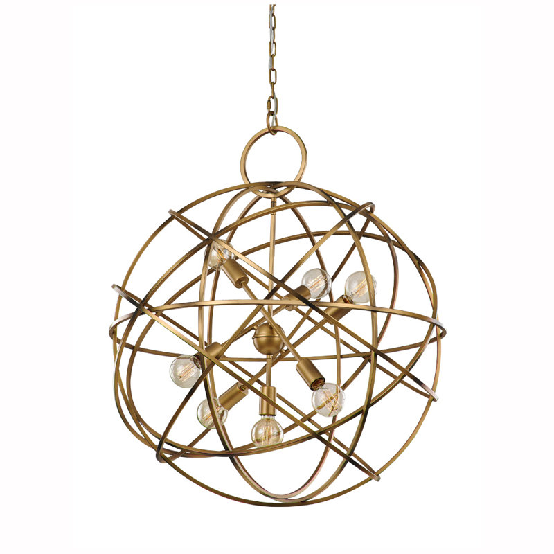 Pepin 7 - Light Gold Sphere Pendant