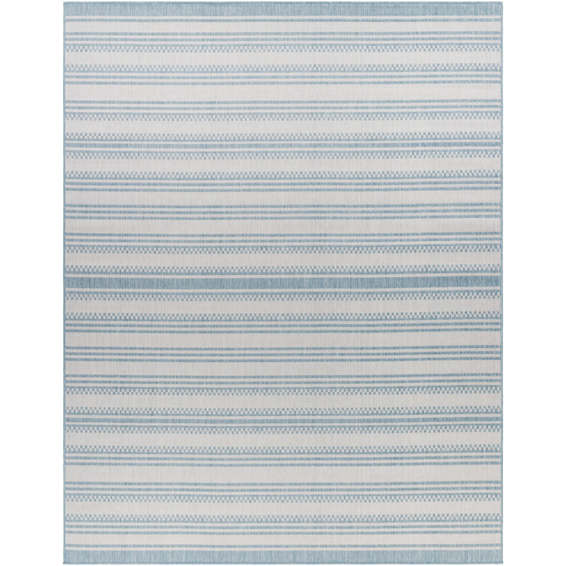 Anelis Striped Indoor / Outdoor Rug, Runner 2'7" x 7'3"