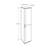 Modern Shoe Cabinet with Mirror Door, White, 17.7 x 73.6 x 14.2 inches | 100% Melamine Coated Particle Board, Thickness: 0.6 inches | Numerous Shelves, Wall-Mountable, Elegant Design for Organized Entryway & Home Storage