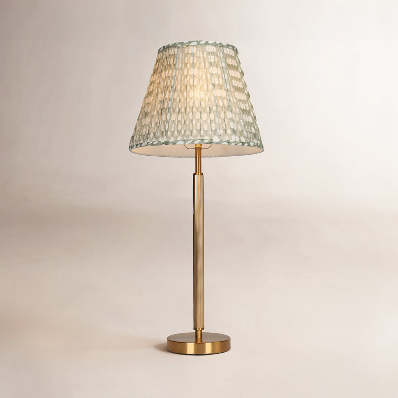 Lampe de table de buffet Brissa à 1 lumière, 70 cm de hauteur, Vert
