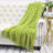 Tweed Knitted Throw Blanket-1136078390-1124780452