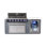 Îlot de cuisine pour l'extérieur en PEHD de qualité supérieure avec réfrigérateur 78 po x l 48 po en acier inoxydable noir Monterei Montwood Garantie à vie