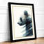 Wolf in Motion Modern - Framed Print-394966810-394966813