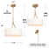 Mckevitt 3 - Light Dimmable Drum Chandelier