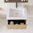24'' Wall Mounted Single Bathroom Vanity With Glossy White Solid Surface Basin-1990367726