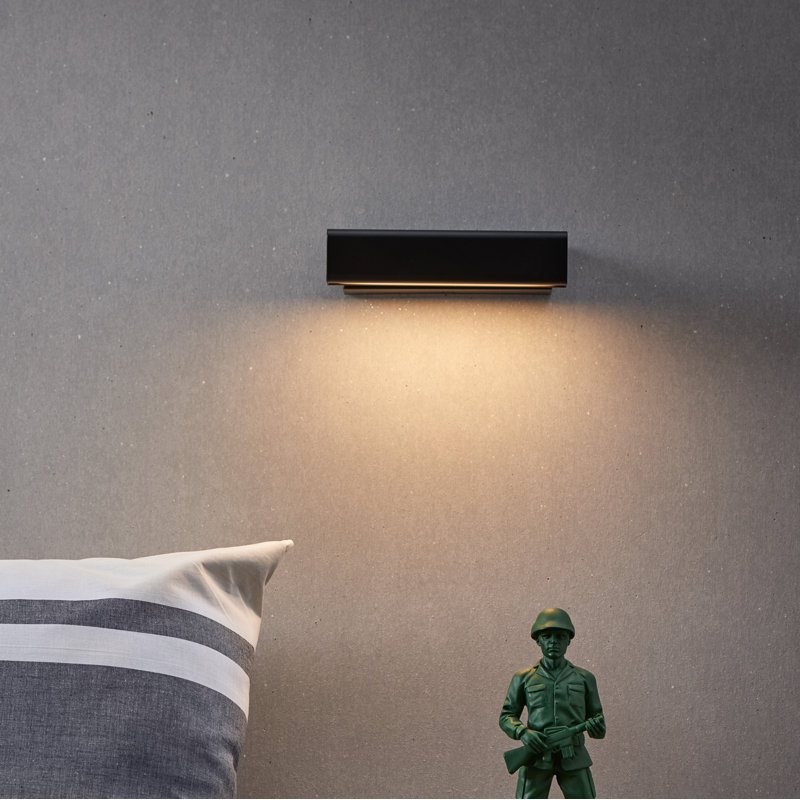 Plafonnier encastré 1 lumière del Bulverde, Noir