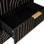 Commode moderne 6 tiroirs, commode moderne avec poignées en métal, commode de rangement, tiroir large