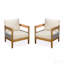 Ensemble de 2 fauteuils club d'extérieur