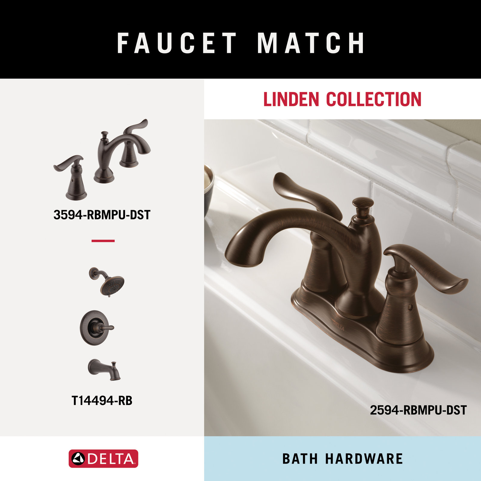 Linden™ Double Towel Hook, Venetian Bronze