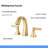 Widespread 2-handle Bathroom Faucet with Drain Assembly-57886402