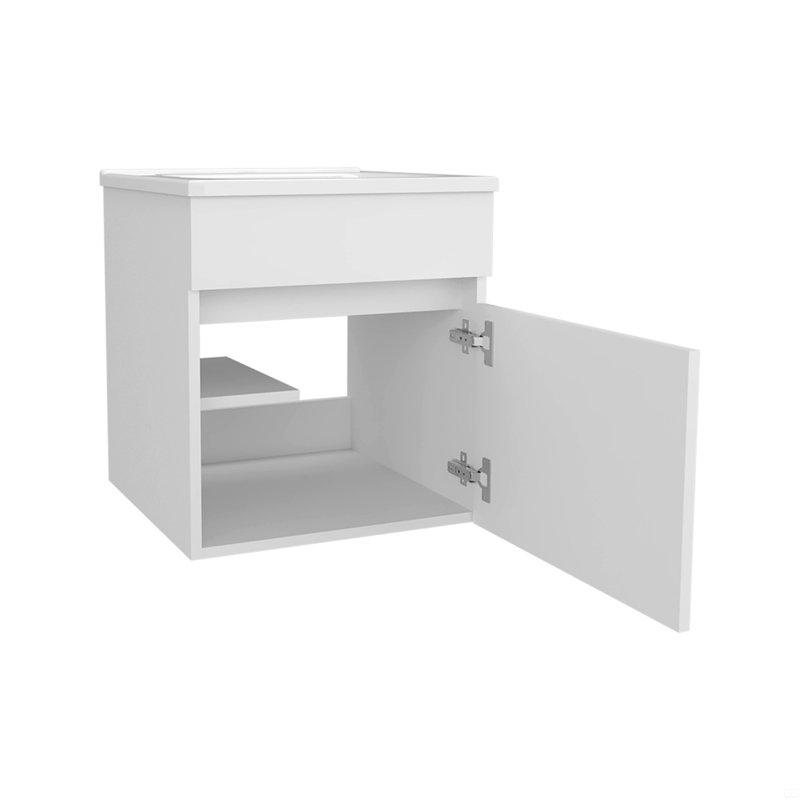 Lavabo de meuble-lavabo, salle de bain, Blanc