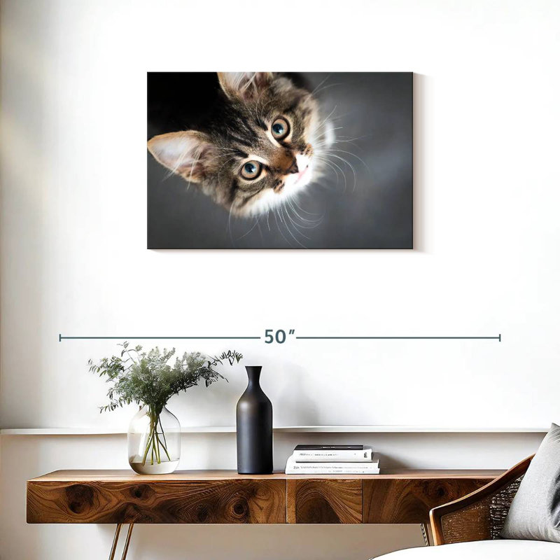 A Cat, 20" H x 30" W