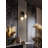 LED Sconce - Black/Light Antique Brass-1293758468