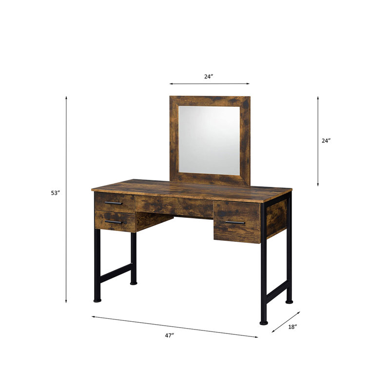 Meuble-lavabo moderne simple en chêne fumé