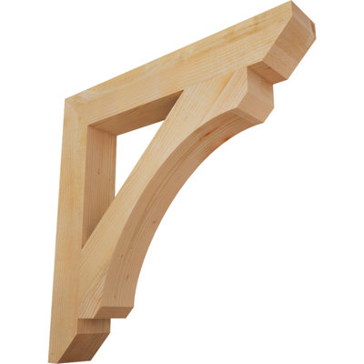 6"W x 38"D x 42"H Legacy Slat Rough Sawn Bracket, Douglas Fir