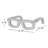 Elliot 13L x 14W Brown Wooden Eyeglasses
