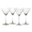 Mikasa Cheers 10 oz. Martini Glasses, Set of 4