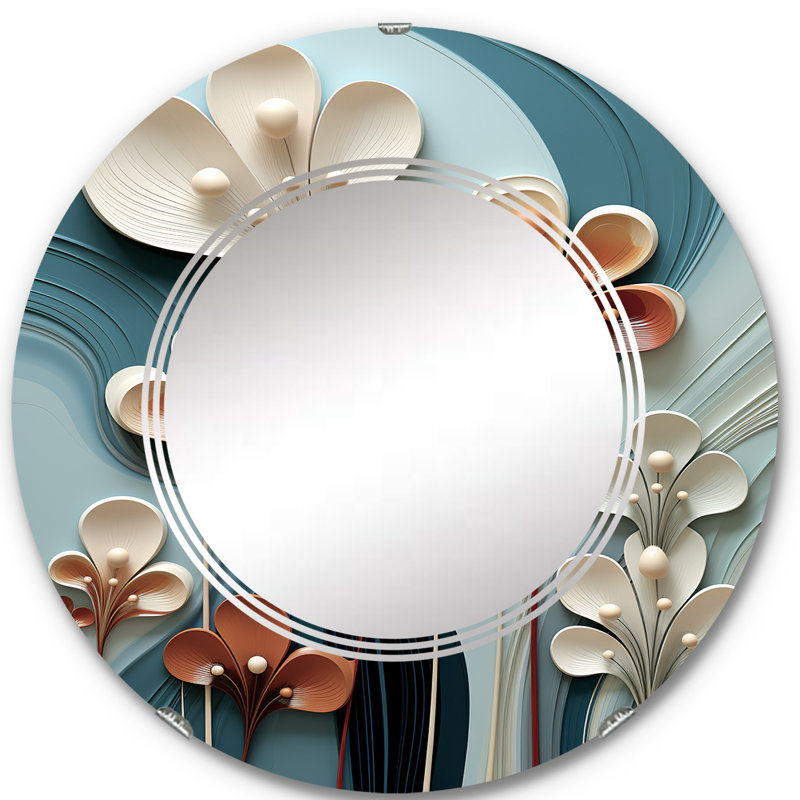 Miroir mural rond Gerstle, 24 po x 24 po