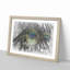 Peacock Feathers in Abstract - Picture Frame Graphic Art Print-55739236-55739232