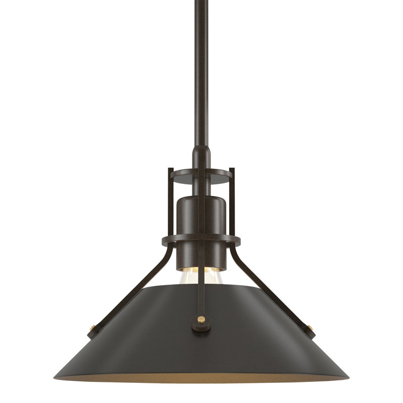 Henry 1 - Light Single Cone Pendant, Bronze, Oil Rubbed Bronze
