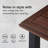 Hesson Square Outdoor Dining Table Umbrella Hole , 37.8 " W 37.8 " D-1231853218