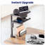 Étagère à 2 niveaux VIVO Clamp-on 13 po au-dessus ou en dessous du bureau, organisateur de bureau (série STAND-SHELF2C)-97839184