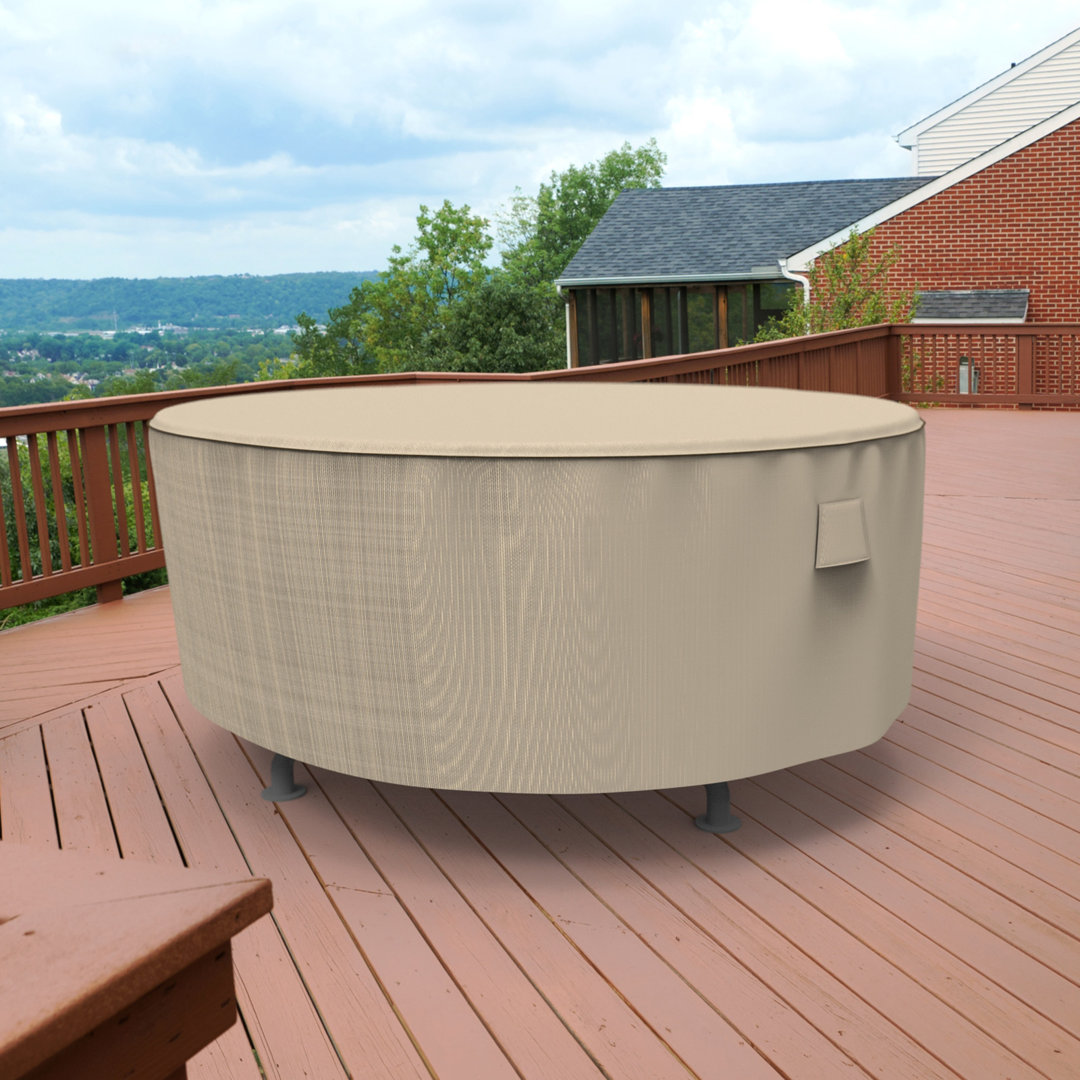 Tanner Outdoor Round Patio Table Cover Arlmont & Co. 