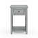 Lund 15.75" Wide Rectangular End Table With 1 Drawer And 1 Shelf