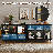 Sideboard Buffet Cabinet With Glass Door, Adjustable Shelves, RGB Light-342275185