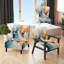 Paper Euphoria I - Upholstered Modern Accent Chair-1225216324