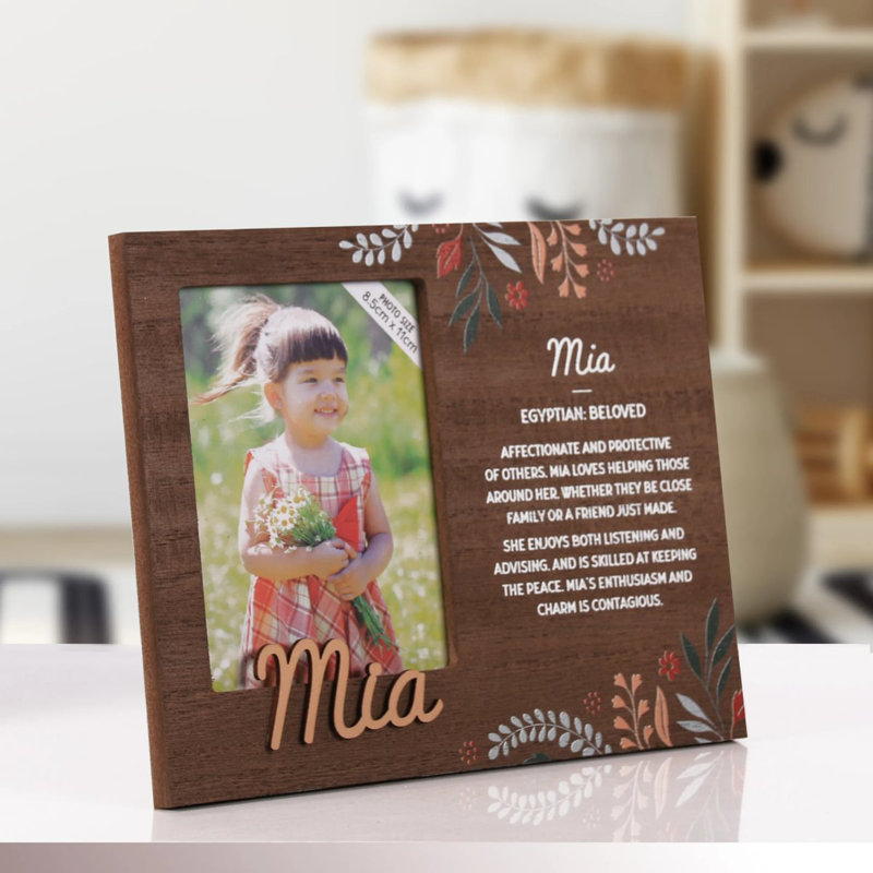 Everyday Tan Solid + Manufactured Wood Picture Frame