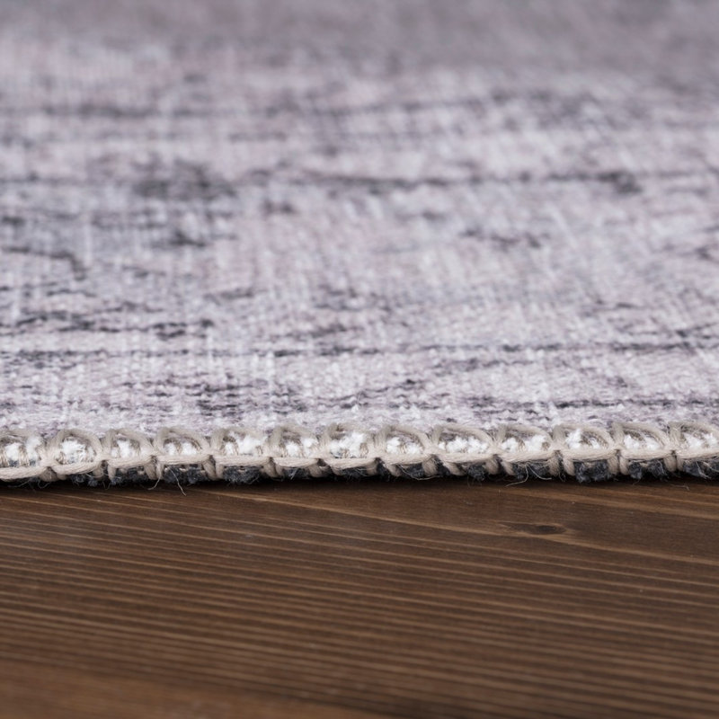 Premium Machine Washable Carpet, 4.6 x 6.2 Feet, 100% Polyester, 1850 g/m² | Pile Height: 0.2 Inches | Eco-Friendly Recycled Poly Cotton Underside | Perfect for Living Room, Bedroom, and High-Traffic Areas