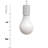 2 Piece Fan and Light Bulb Shaped Ceiling Fan Pull Chain Set-38847284