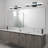1-Dumb black dimmable LED mirror front light