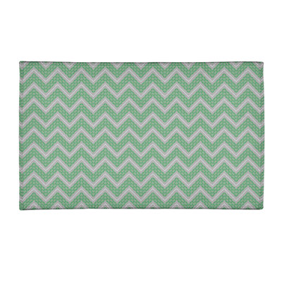 Chenille Chevron Indoor Rug