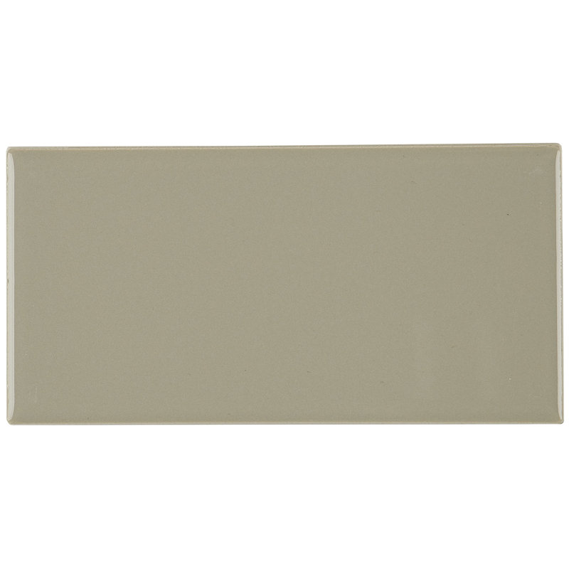 Carreau de céramique pour mur et plancher 3 po x 6 po Guilford, Gris architectural