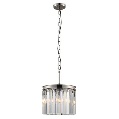 Luminaire suspendu tambour 5 lumières unique Ferris