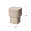 Notch Solid Wood End Table-1703536157