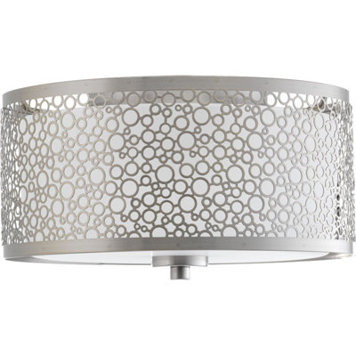 Komal 1 - Light LED Unique/Statement Drum Flush Mount