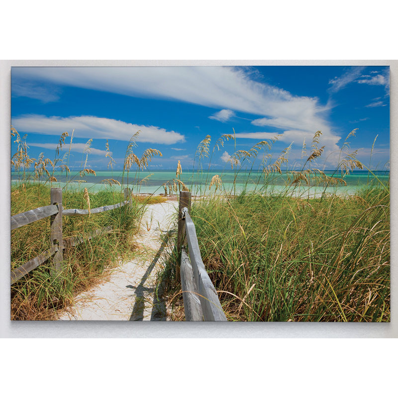 « secluded keys », reproduction de photo, H 18 po x l 27 po x P 1,5 po, Toile tendue
