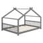Lit avec toit Antjeline | Structure en bois | Support à lattes (aucun sommier requis) | Espace semi-fermé pour un meilleur sommeil | Jeu 2 en 1 pour dormir dans la chambre à coucher-1309056983-1309056980-1338577996