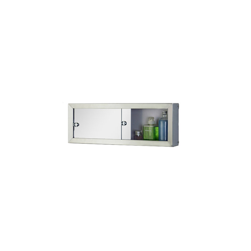 W 8.75'' H Surface Framed Medicine Cabinet Mirror Fixed, 30" x 8"