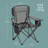 Folding Camping Chair, Adjustable Armrests With Cooler Bag, Storage Bag-1425081593