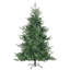 Arbre de Noël artificiel 7,5 pi avec 1288 branches, ouverture automatique, base en acier