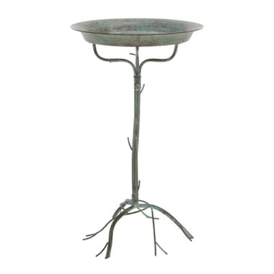 Juriana Metal Single Tier Birdbath