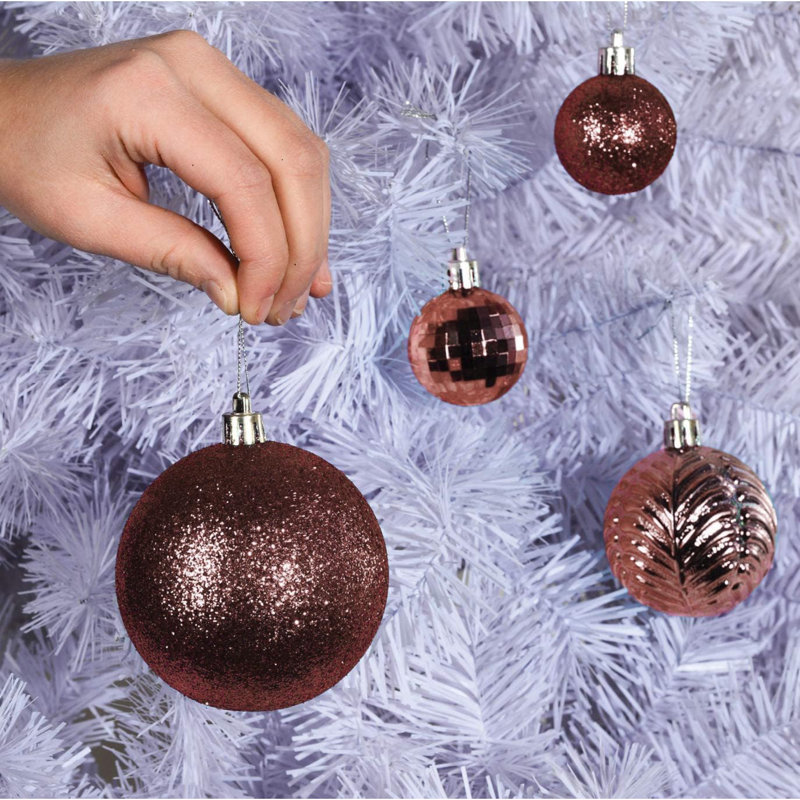 6.5'' Ball Ornament, Rose Gold