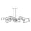 6 - Light Unique / Statement Geometric Chandelier