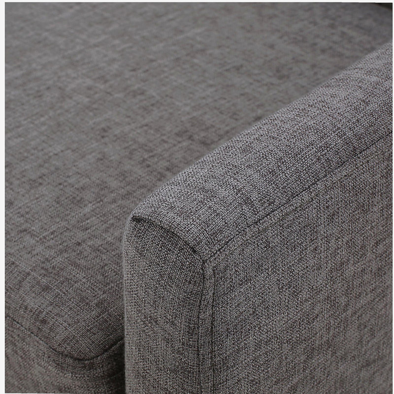 Chaise décorative KD, Gris clair