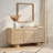 Williams 72" Oak Wood Sideboard, Light Natural